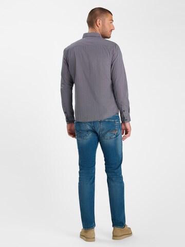 Coupe regular Chemise Le Temps Des Cerises en gris
