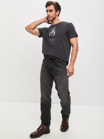 T-Shirt 'Minimalist Cat' Cat e Lolette en gris