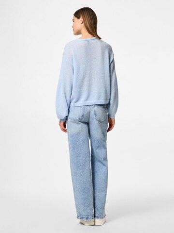 PIECES Knit cardigan 'PCIda' in Blue