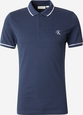 Calvin Klein Jeans Särk, värv sinine: eest vaates