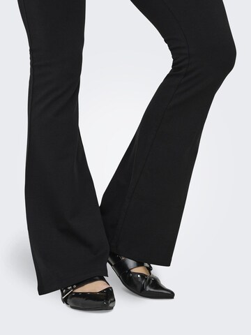 Only Maternity Flared Broek 'OLMLOVELY' in Zwart