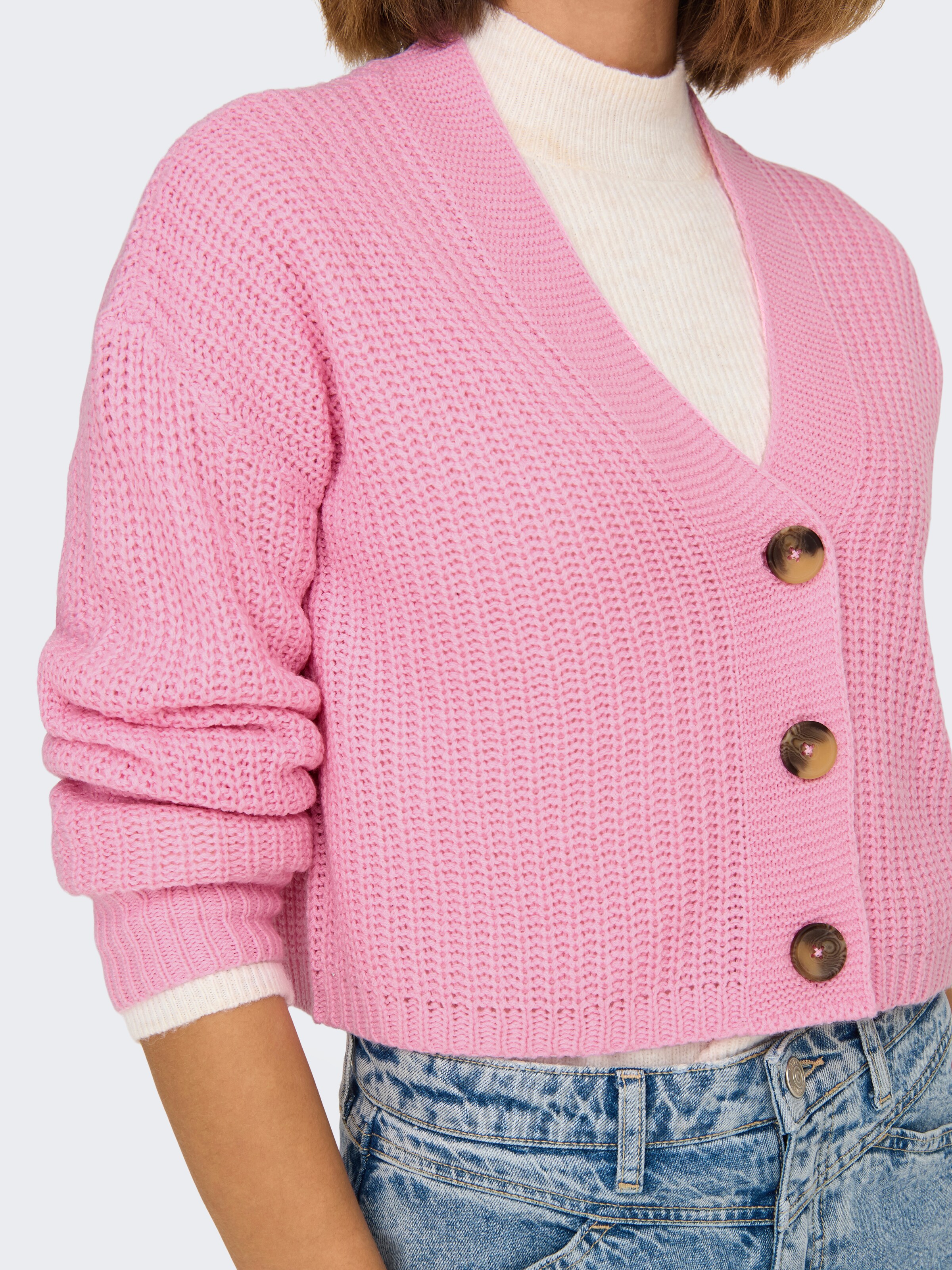 ONLY Knit Cardigan 'ONLCarol' in Rose | ABOUT YOU