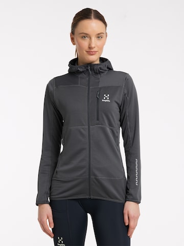 Haglöfs Athletic Fleece Jacket 'L.I.M Mid Fast' in Grey: front