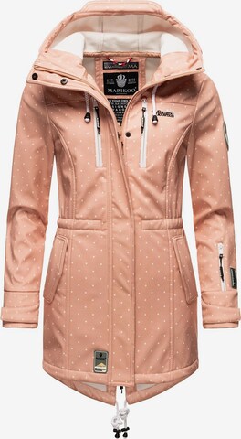 MARIKOO Raincoat 'Zimtzicke' in Pink: front