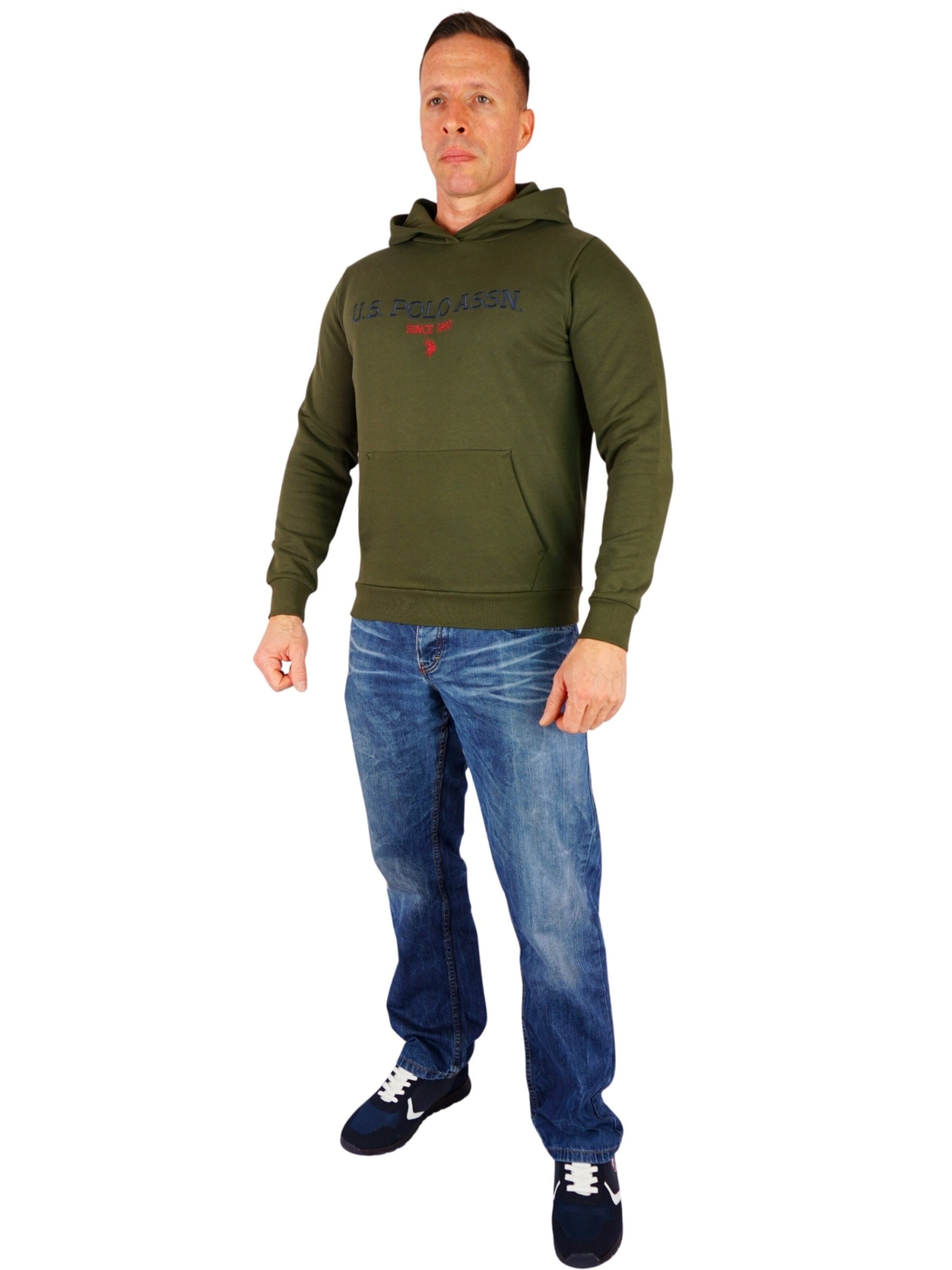 U.S. POLO ASSN. Sweatshirt i grøn