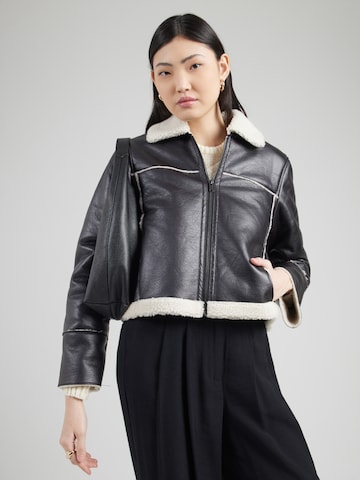 Noisy mayPrijelazna jakna 'NMSHANINA' - crna boja: prednji dio