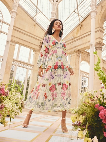 love & roses Jurk in Beige