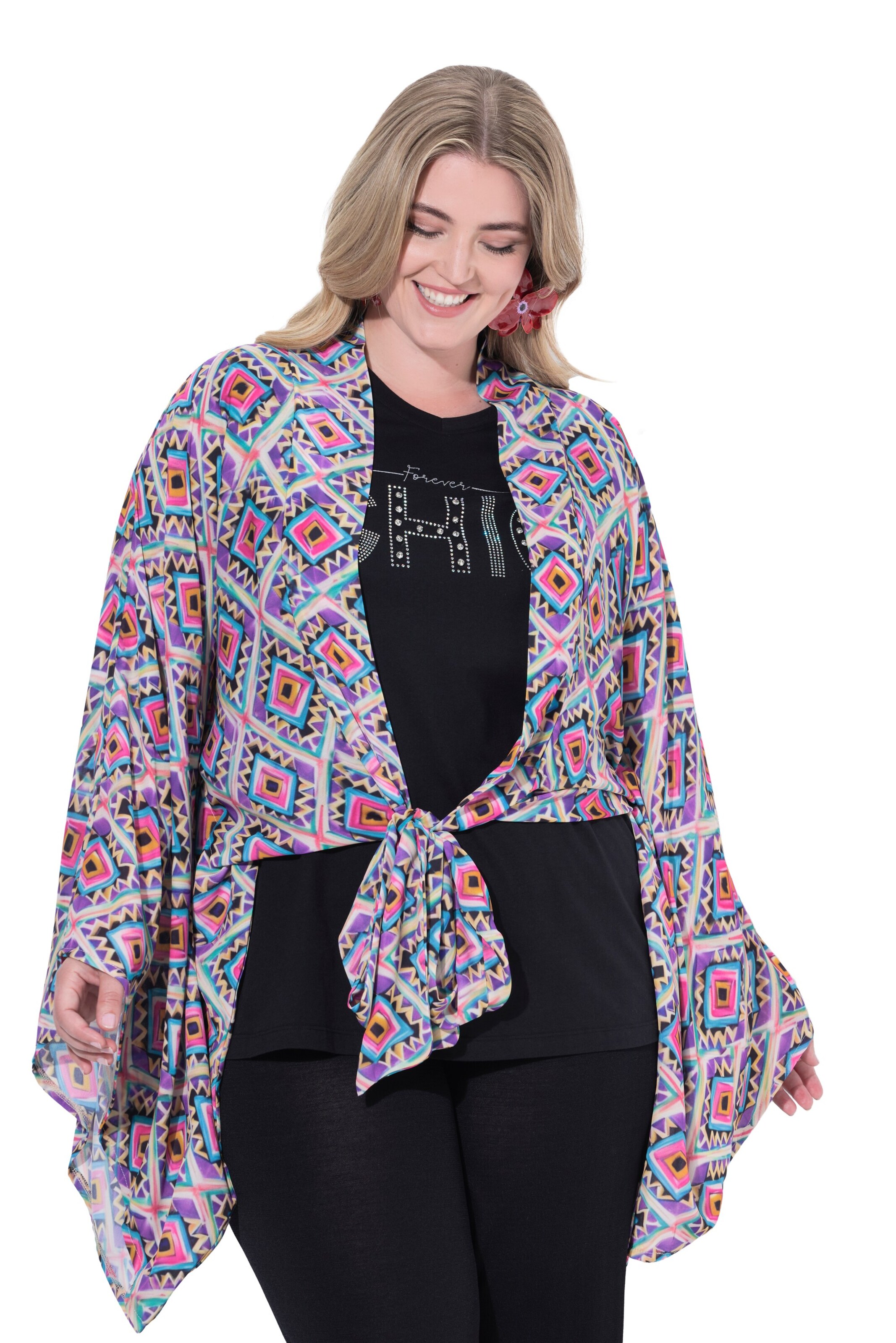 MIAMODA Tussenjas in Lila: voorkant