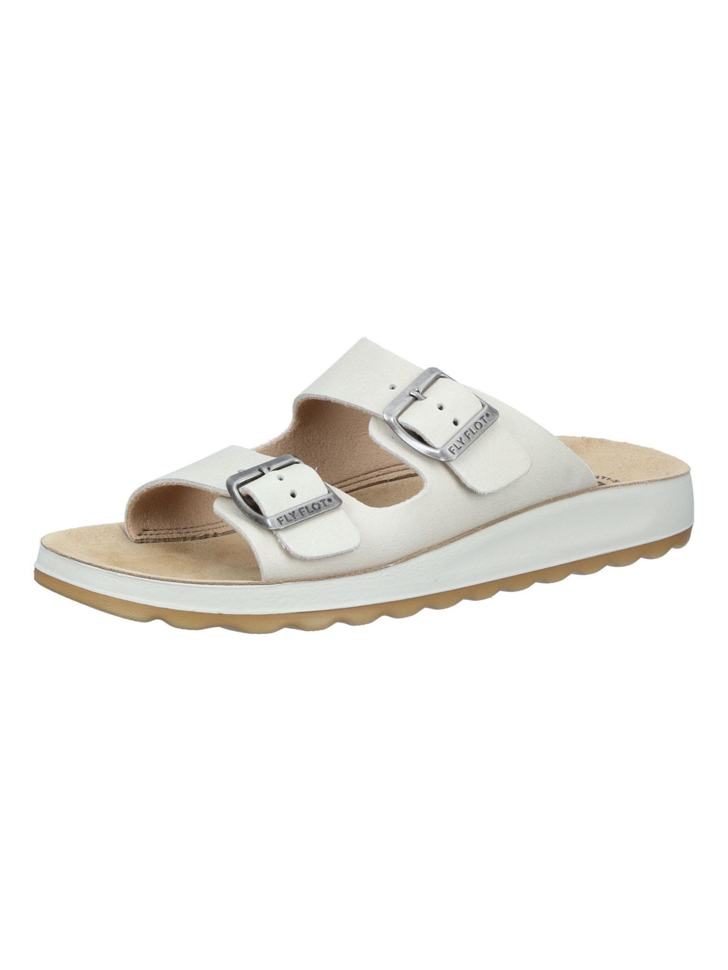 FLY FLOT Mules in Beige: front