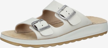 FLY FLOT Mules in Beige: front