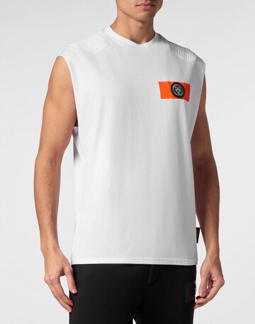 Plein Sport - Camiseta en blanco: frente