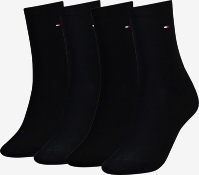 TOMMY HILFIGER Socken in rot / schwarz / weiß, Produktansicht