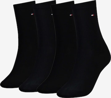 Chaussettes TOMMY HILFIGER en noir : devant