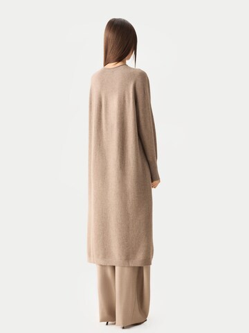 GOBI Cashmere Strickkleid 'Gobi Cashmere Side-Slit Maxi Dress'‌‌‌‌‌‌‌‌‌‌ in Grau