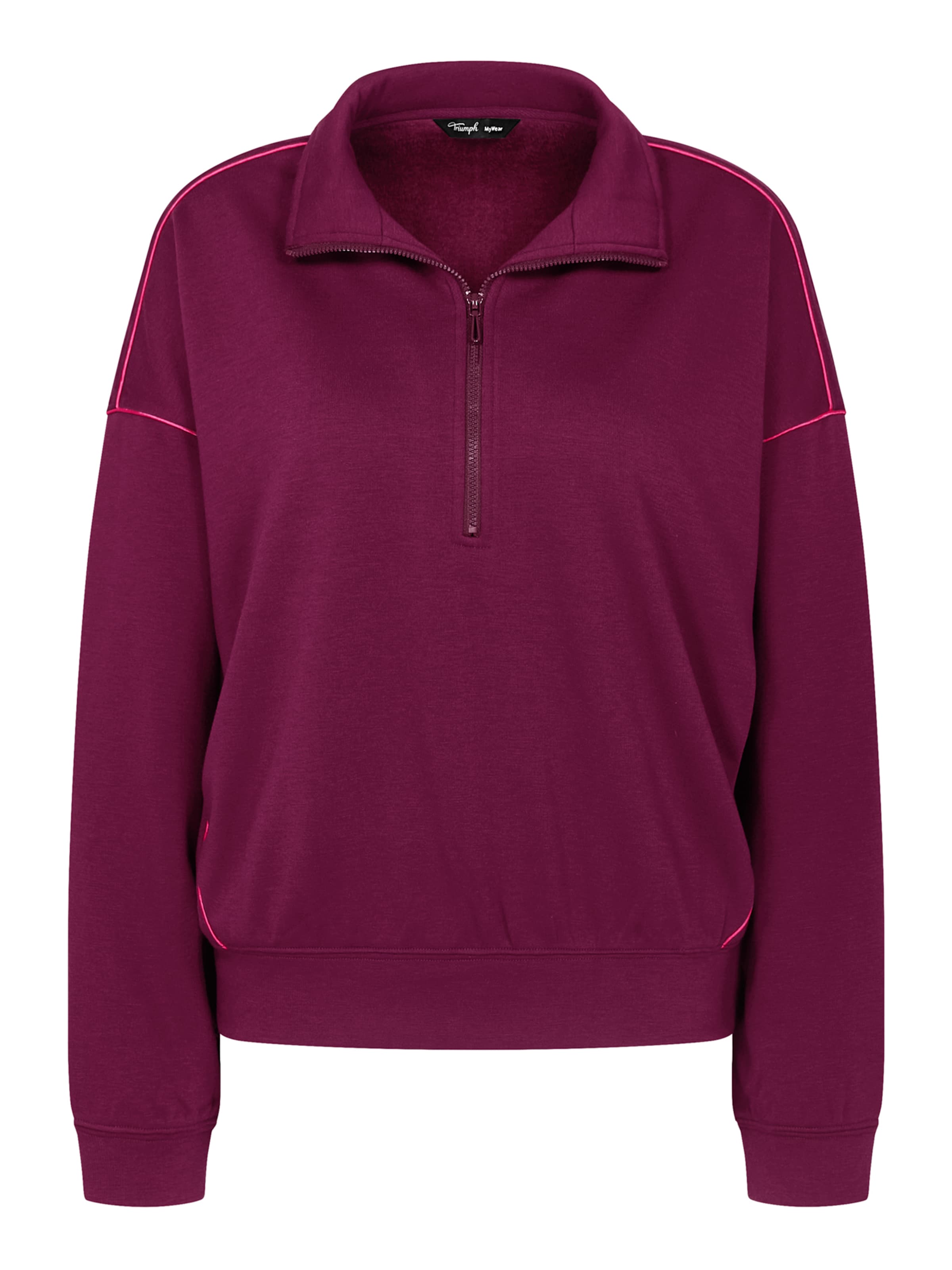 TRIUMPH Sweatshirt 'MyWear' in Rood: voorkant