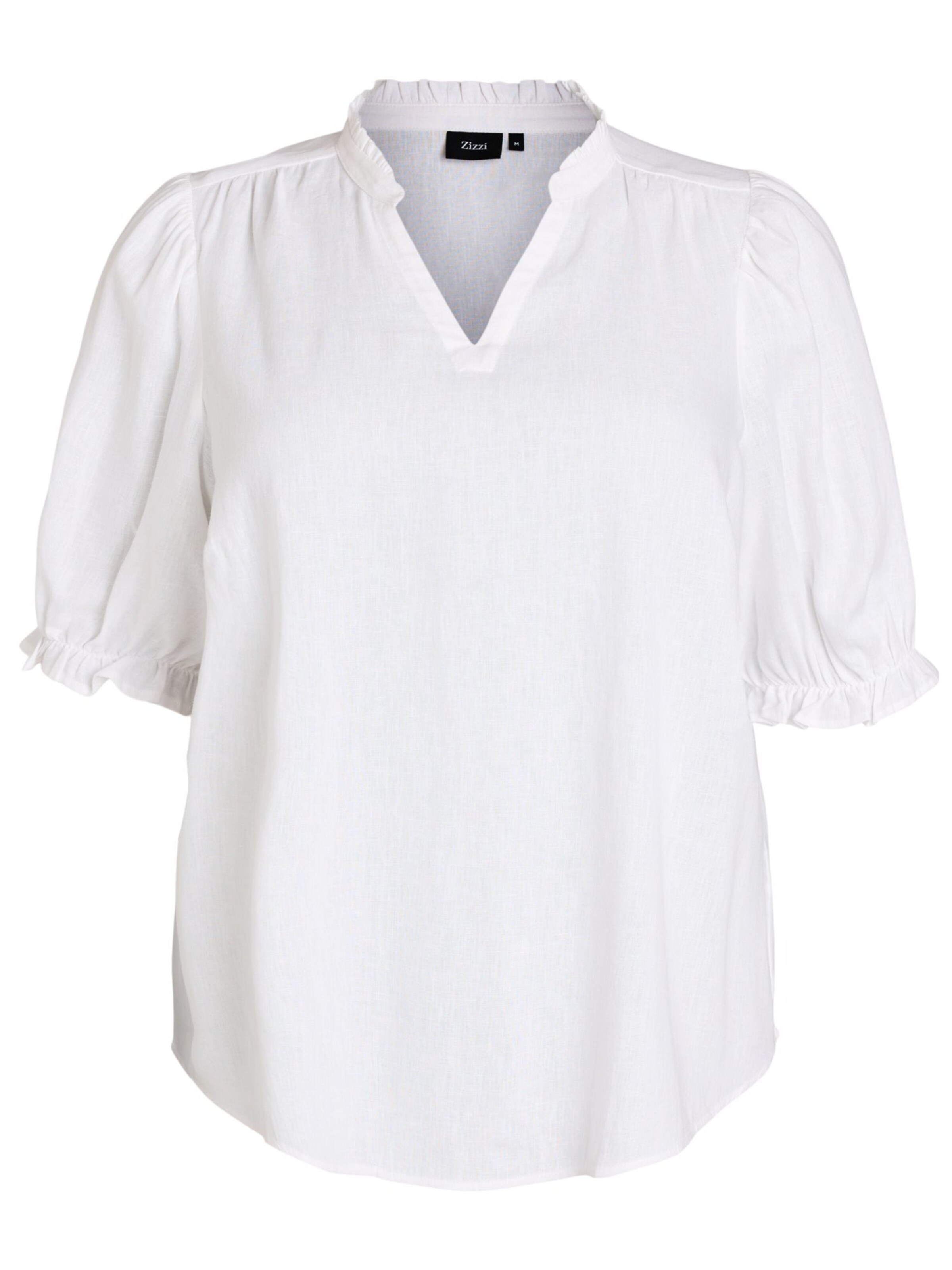 Zizzi Blouse 'VLINA' in White: front