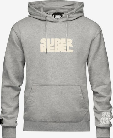 Pull-over 'MAVERICK_' SUPERREBEL® GEAR en gris : devant