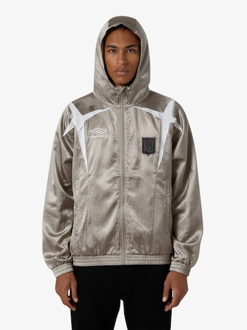 UMBRO Jacke 'Jester' in Silber: Vorderseite