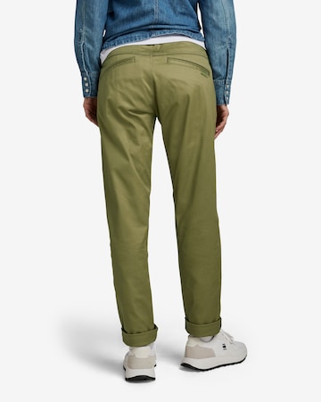 Regular Pantalon chino G-Star RAW en vert