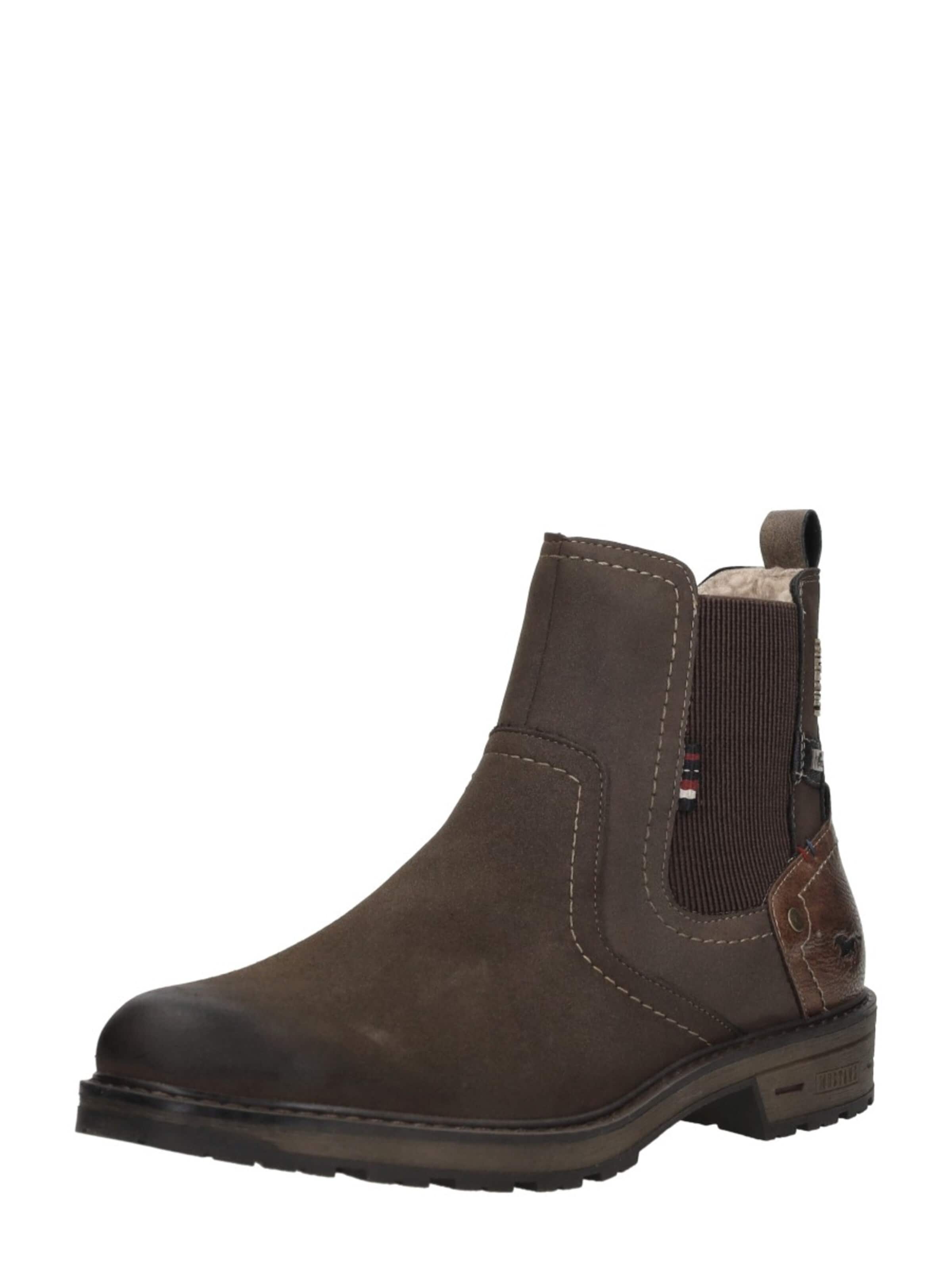 MUSTANG Chelsea boots 'Enkellaarzen' in Bruin