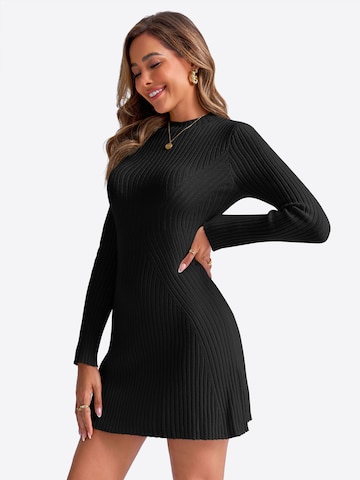 Imily Bela - Vestido de punto en negro: frente