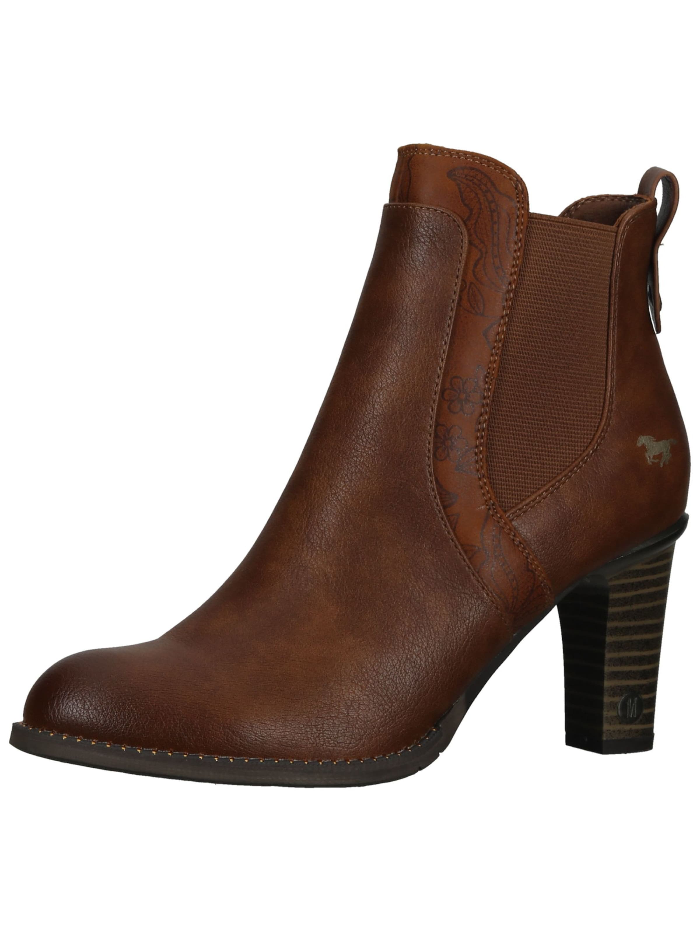 MUSTANG Bootie in Brown: front