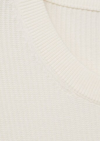 MANGO MAN Pullover 'Antigua' in Weiß