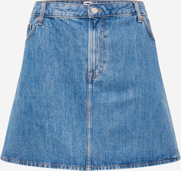 Tommy Jeans Curve Rok in Blauw: voorkant