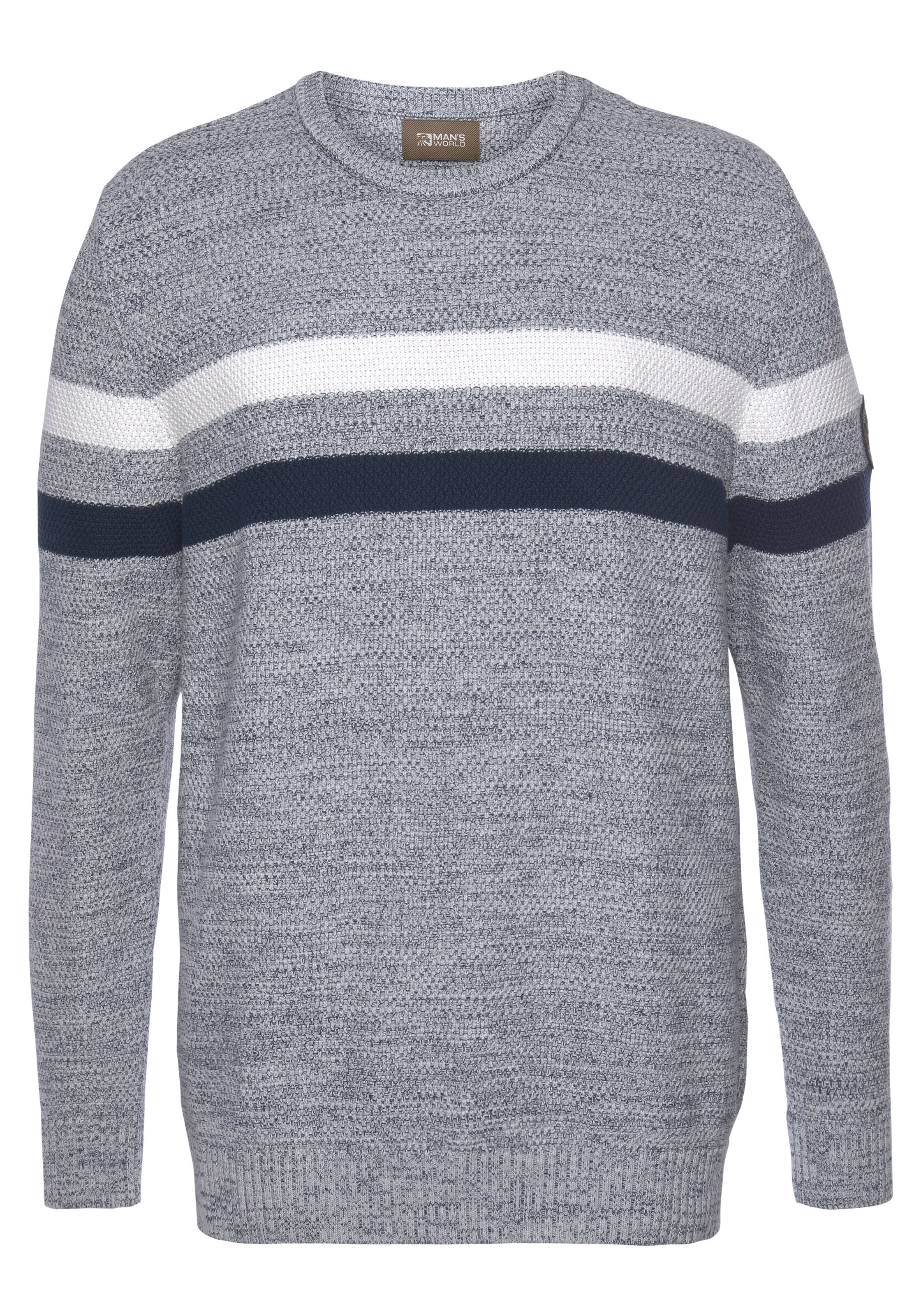 Man's World Pullover in Grau: Vorderseite