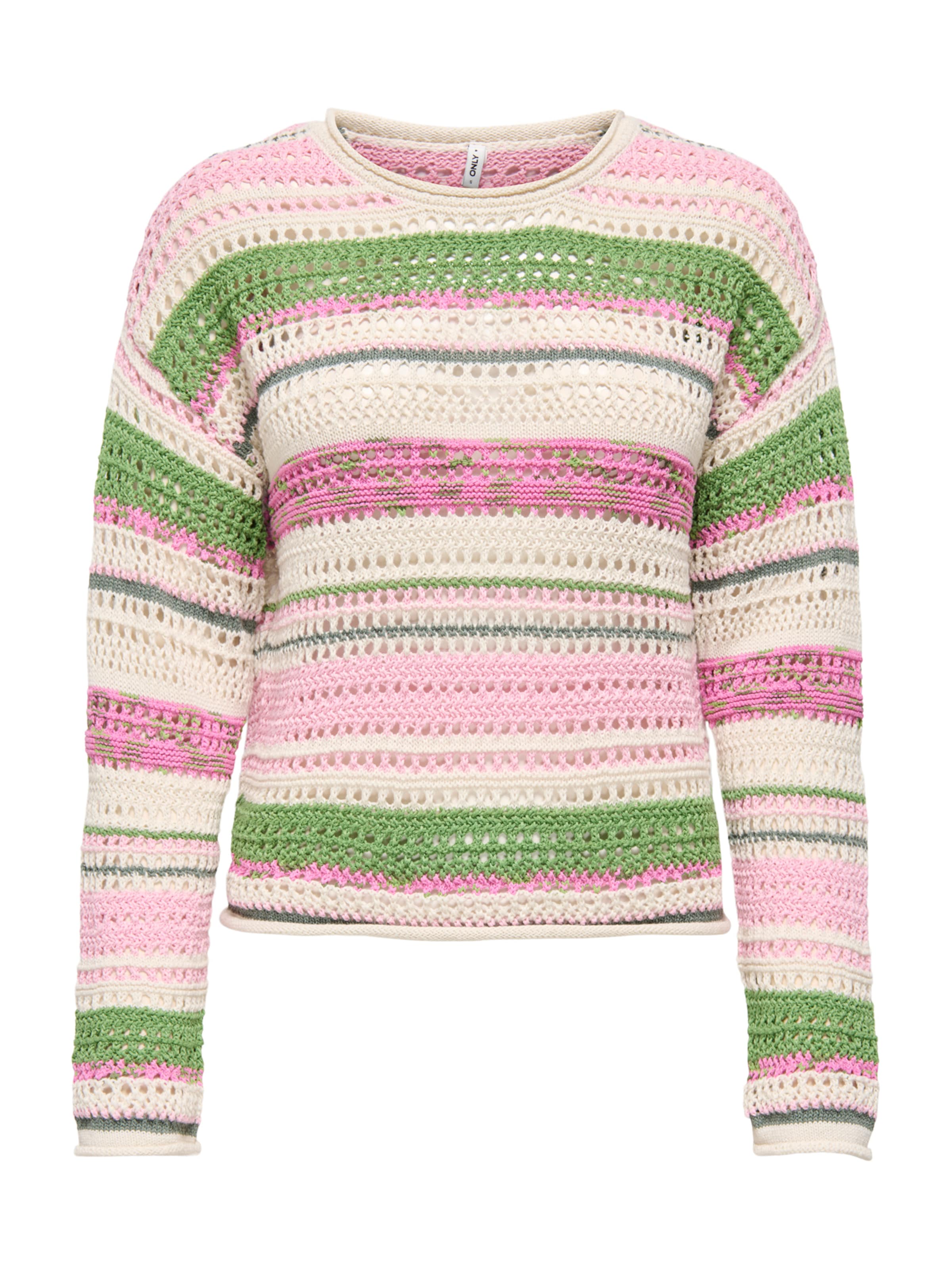 ONLY Pullover 'ONLAMELIE' in Beige: Vorderseite