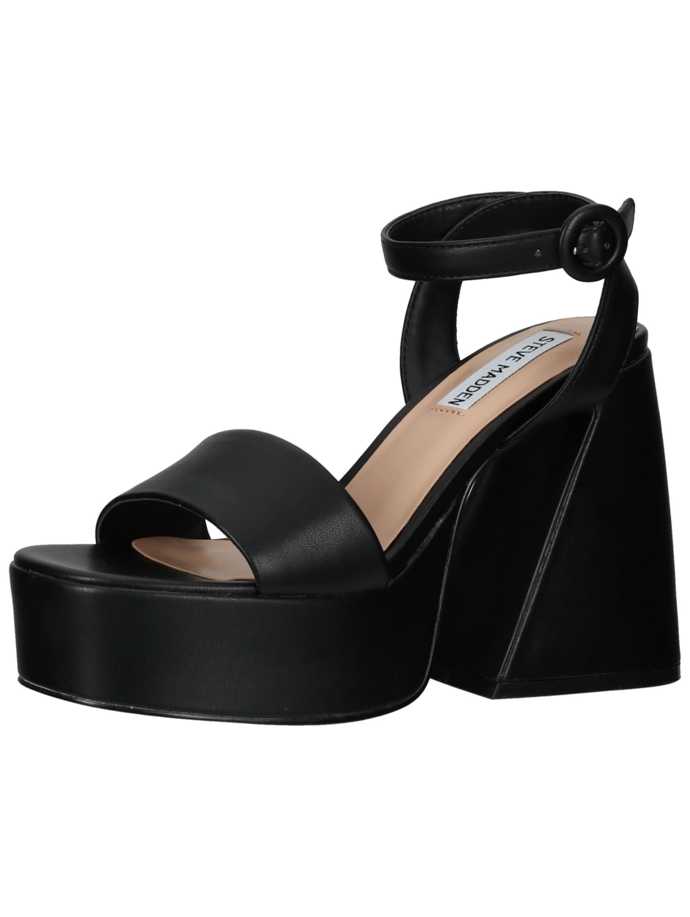 STEVE MADDEN Sandale in Schwarz: Vorderseite