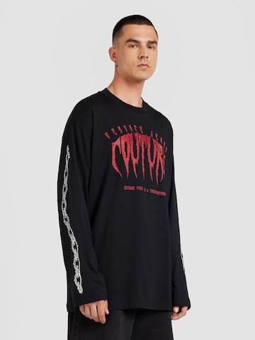 Versace Jeans Couture Μπλουζάκι σε μαύρο: μπροστά