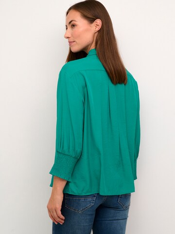 Cream Blouse 'Nola' in Groen