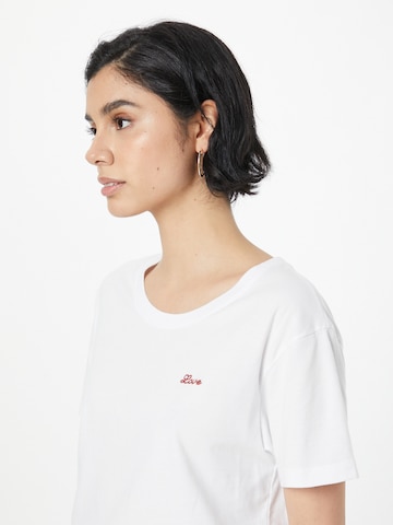 T-shirt 'EMMA LOVE' DENHAM en blanc
