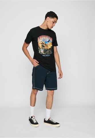 MT Men Shirt 'American Life Mount' in Schwarz