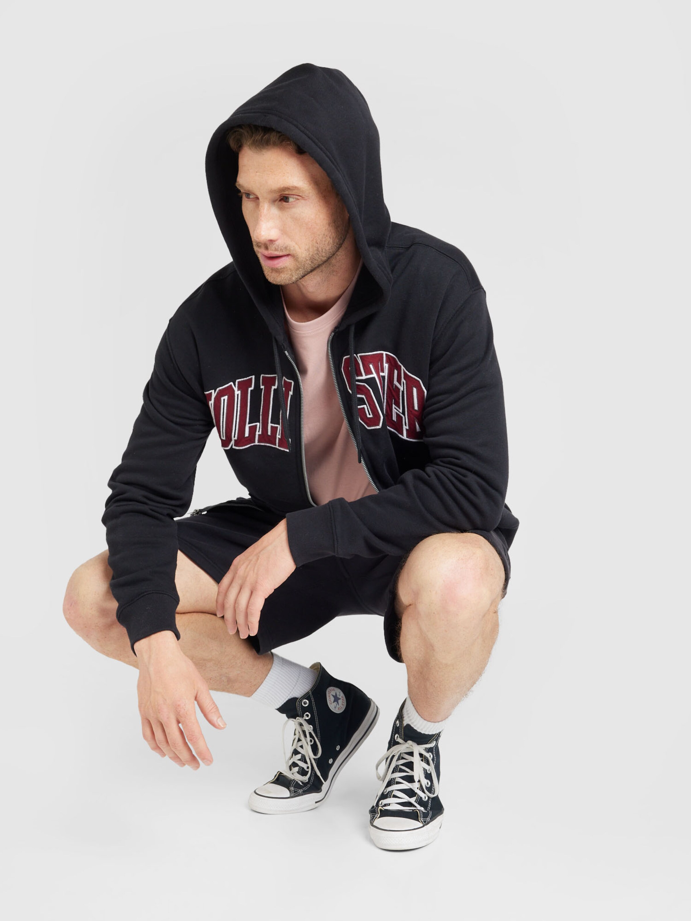 Veste de survetement HOLLISTER en Noir ABOUT YOU