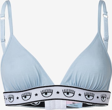 Triangolo Reggiseno di Chiara Ferragni in blu: frontale