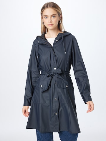 RAINS Funkční kabát – modrá: přední strana