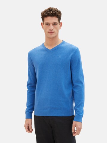 Pull-over TOM TAILOR en bleu : devant