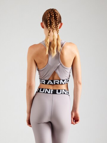 Top sportivo 'HeatGear' di UNDER ARMOUR in grigio