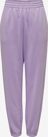 ONLY - Tapered Calças 'Diana' em roxo: frente