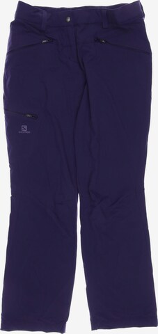 SALOMON Pants in L in Purple: front