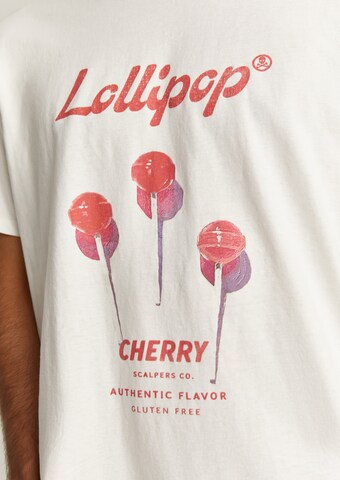 balta Scalpers Marškinėliai 'Cherry'