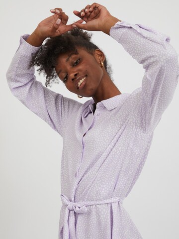 VILA Shirt Dress 'Paya' in Purple