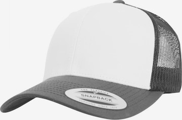 Cappello da baseball 'Retro Trucker' di Flexfit in grigio: frontale