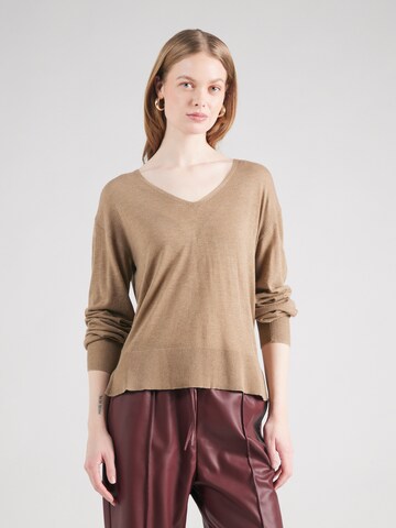 JDY Sweater 'JDYBENTE' in Brown: front