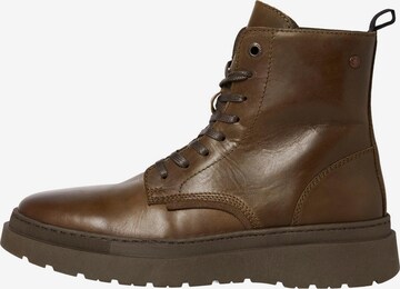 Bottines à lacets 'WADAM' JACK & JONES en vert : devant