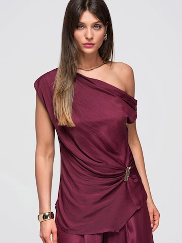 Ombre Blouse in Lila