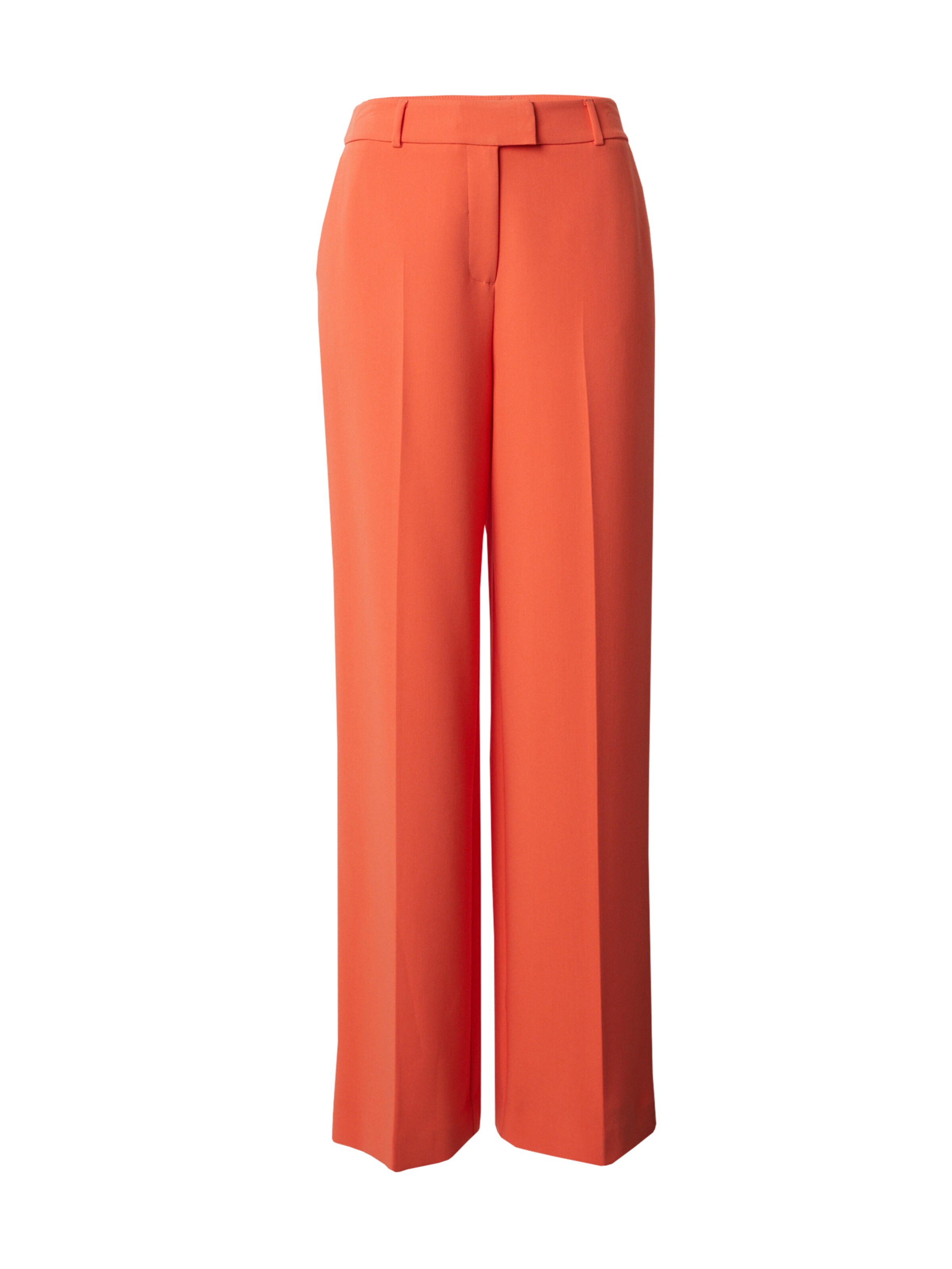 COMMA Wide leg Pleated Pants in Orange: front