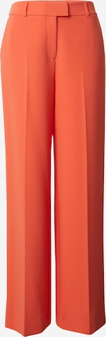 COMMA Wide leg Pleated Pants in Orange: front